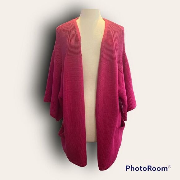 VINCE CAMUTO NWT Angel Wing Sleeve Open Front Cardigan - Picture 1 of 6